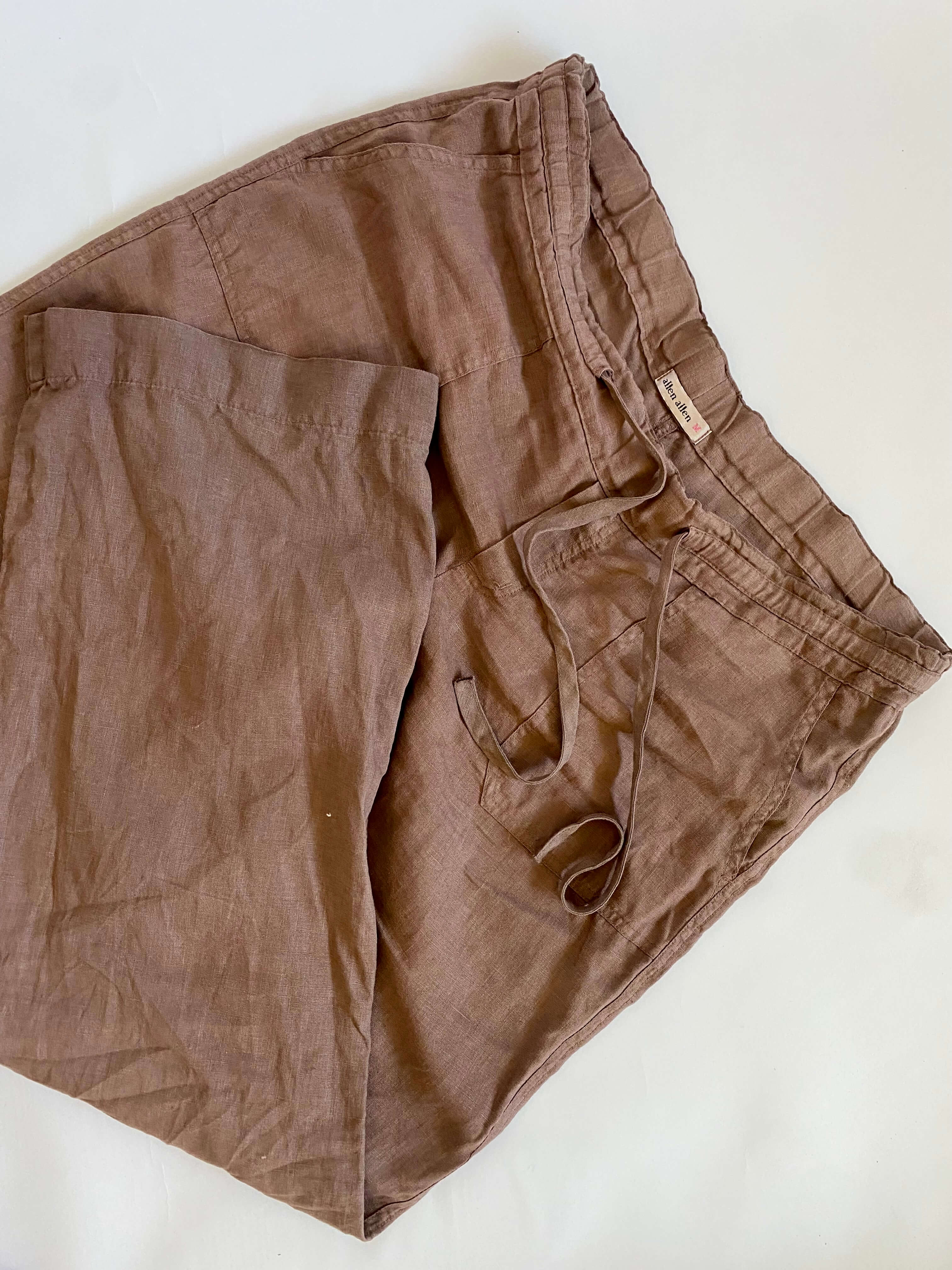 Cutch Dyed Linen Pants (Size Medium) – Seed & Silk