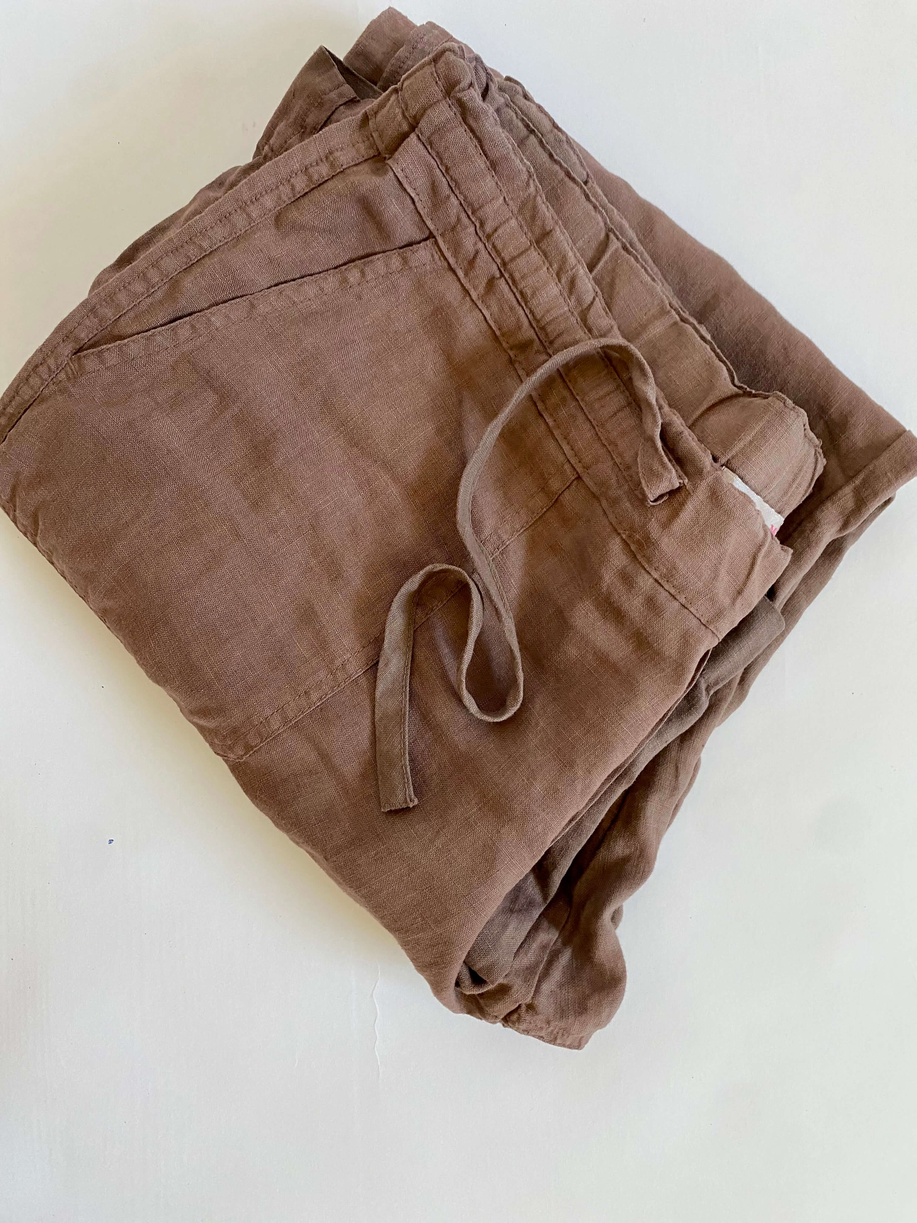 Cutch Dyed Linen Pants (Size Medium) – Seed & Silk