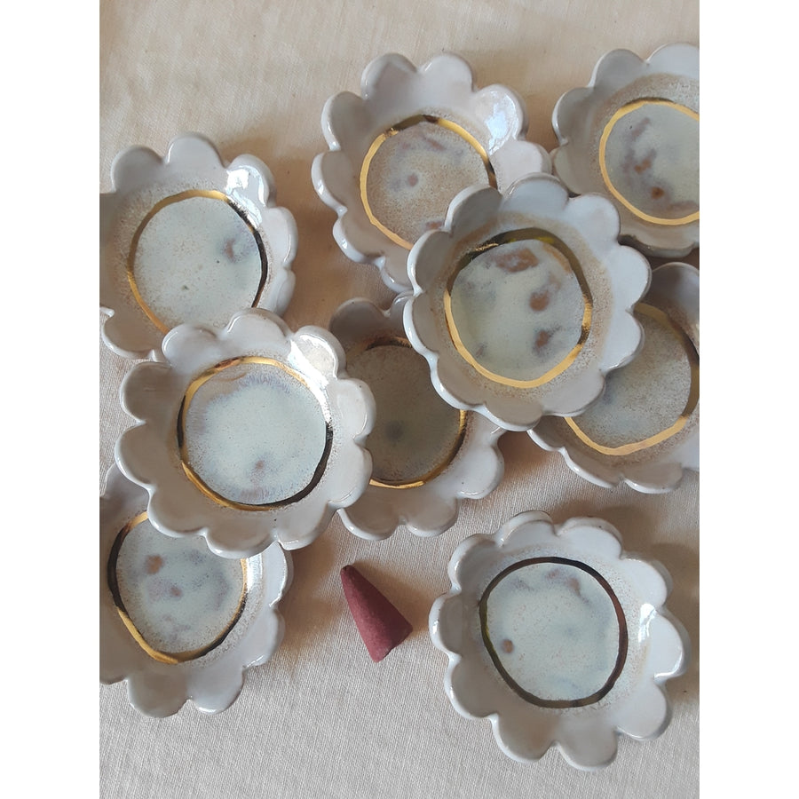 Small Flower Ceramic Ring Dish