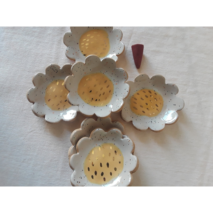 Small Flower Ceramic Ring Dish