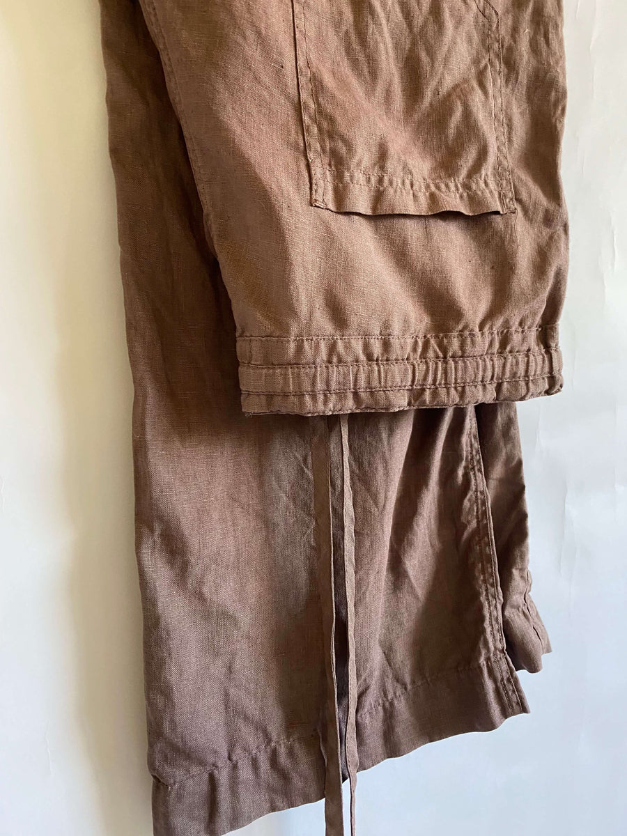 Cutch Dyed Linen Pants (Size Medium)
