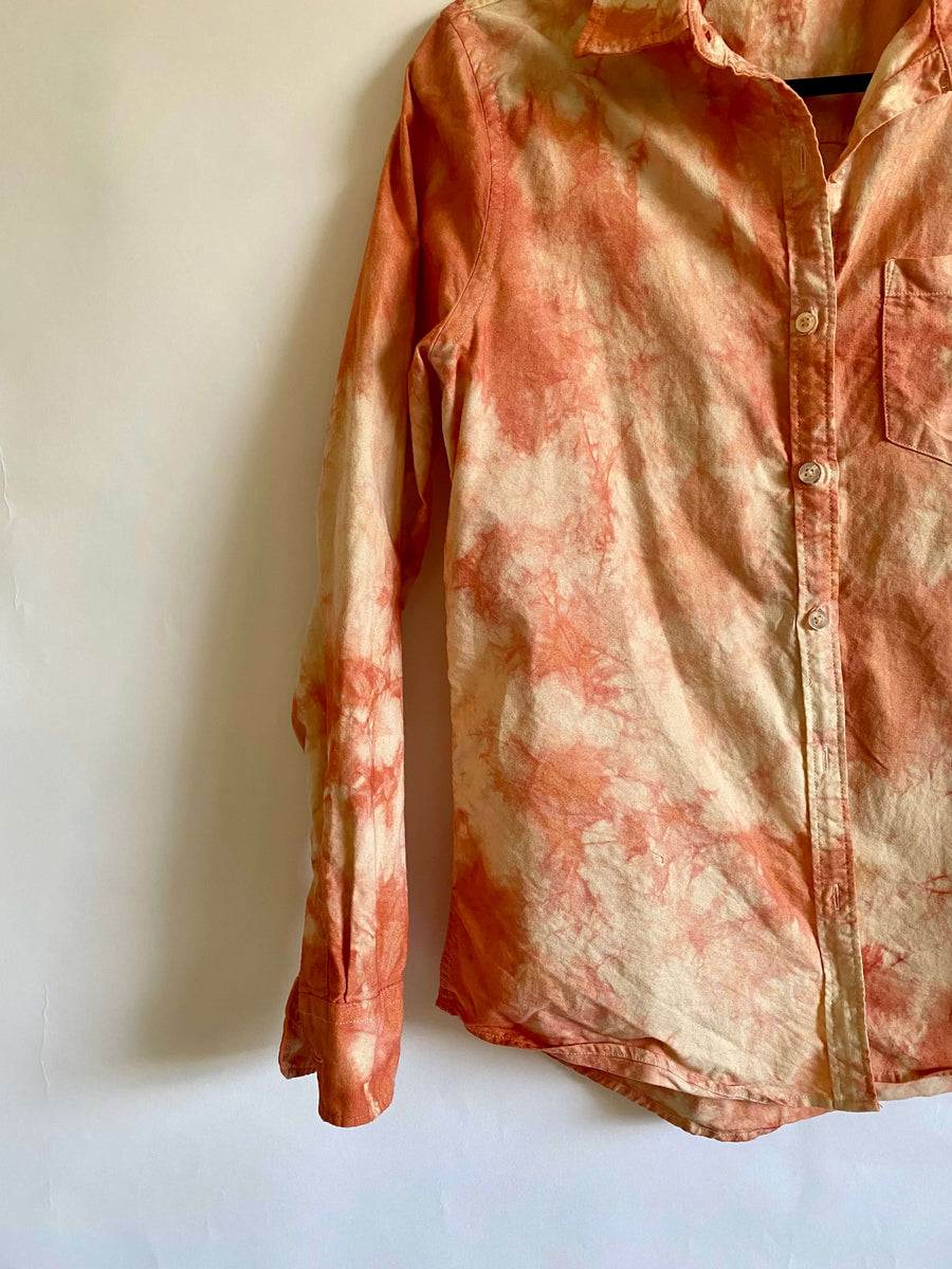 Madder Root Dyed Button Down