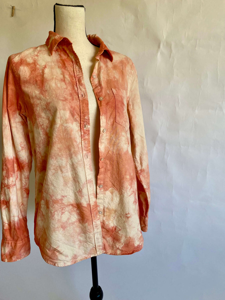 Madder Root Dyed Button Down
