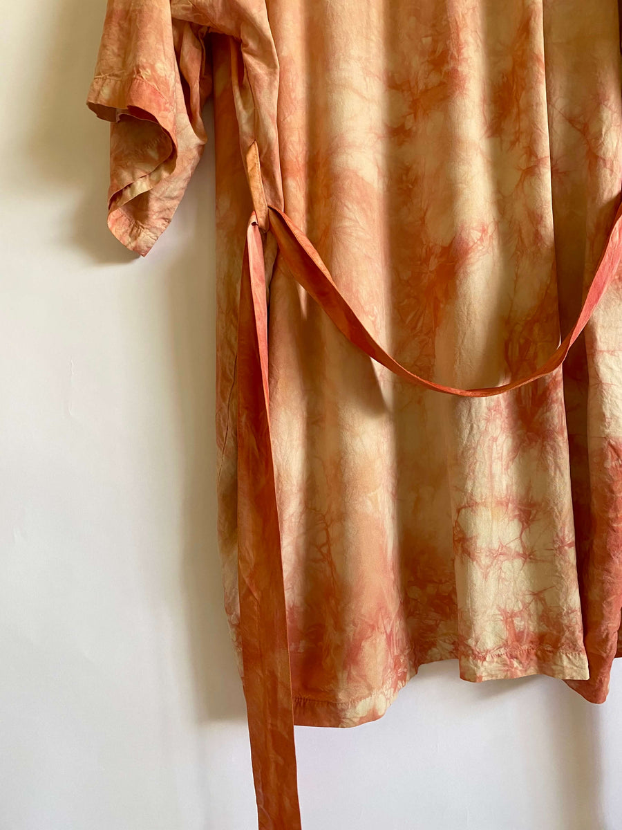 Madder Root Dyed Bamboo Robe
